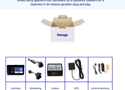 9 INCH Seat Draadloos CarPlay | Android 13 | 4+64GB