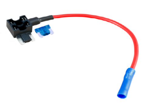 Mini Low Profile Zekering Kabel | Incl. 10A Zekering
