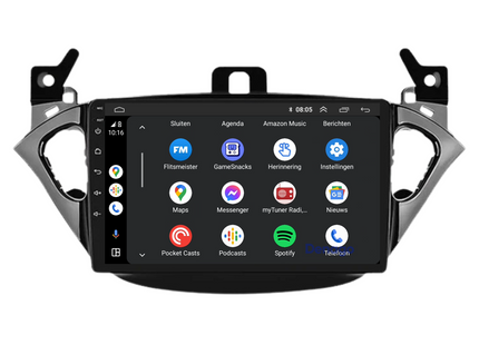 Opel Corsa Autoradio | 2014 t/m 2019 | Android 13 & CarPlay