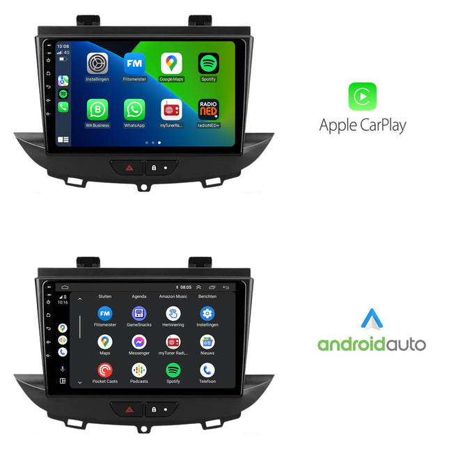 Opel GrandLand X | Android 13 | Autoradio | 2016 t/m 2020 | CarPlay & Android Auto