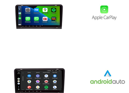 Audi A3 S3 RS3 | CarPlay & Android Auto | autoradio | 2004 t/m 2013 | Android 13 | 4+64GB