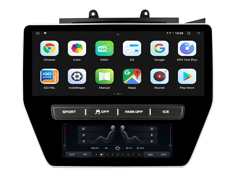 Maserati GT/GC Gran Turismo | Android 15 | 10.3 inch Autoradio | 2007 t/m 2015 | CarPlay & Android Auto