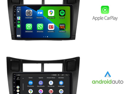 Toyota Yaris | Android 13 | Autoradio | 2005 t/m 2012 | CarPlay & Android Auto