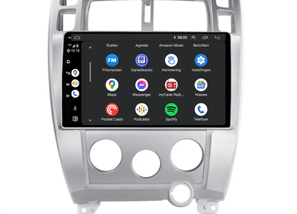 Hyundai Tucson | Android 13 | Autoradio | 2004 t/m 2010 | Carplay & Android Auto