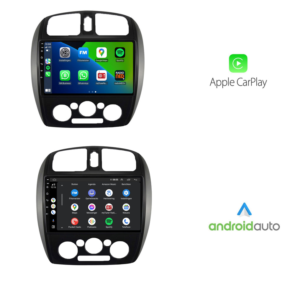 Mazda 323 | Androide 13 | Radio de coche | 2003 a 2009 | CarPlay y Android Auto