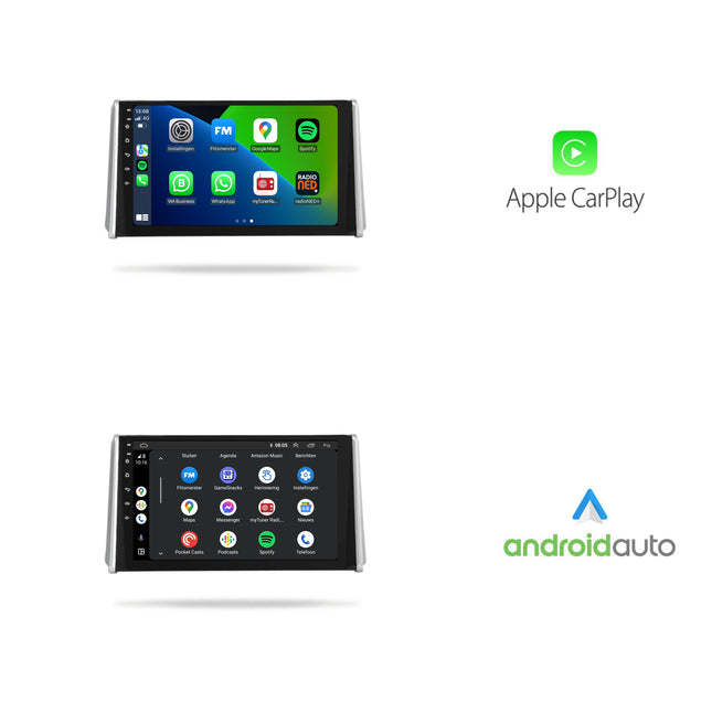 Toyota RAV4 | Android 13 | Autoradio | 2019 t/m 2022 | CarPlay & Android Auto