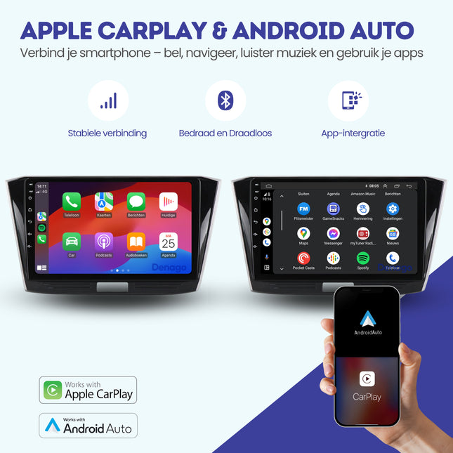 Volkswagen Passat Android 13 autoradio CarPlay Android 2014-2021
