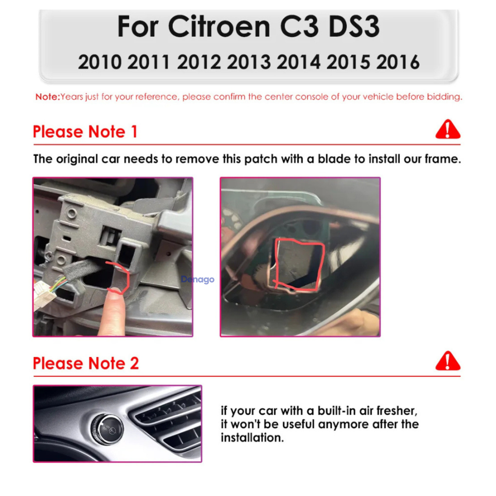 Citroën C3 & DS3 | Android 15 | 9 inch Autoradio | 2010 t/m 2017 | CarPlay & Android Auto