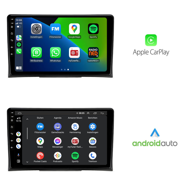 Volkswagen T5 Multivan | Android 13 | Autoradio | 2004 t/m 2014 | CarPlay & Android Auto