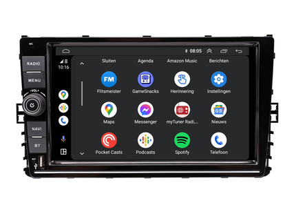 Volkswagen T-roc & T-cross | CarPlay & Android Auto | autoradio | 2018 t/m 2021| Android 13 | 4+64GB