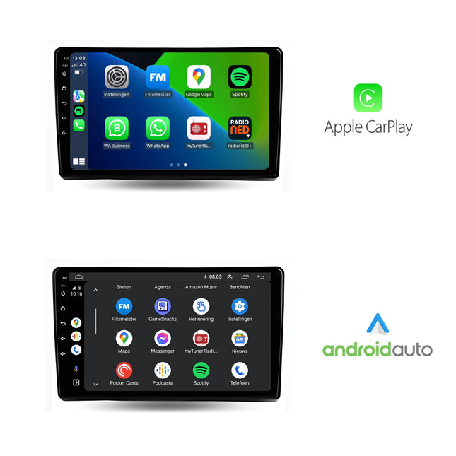 Opel Astra H & Opel Zafira B | Android 13 | Autoradio | 2005 t/m 2014 | CarPlay & Android Auto