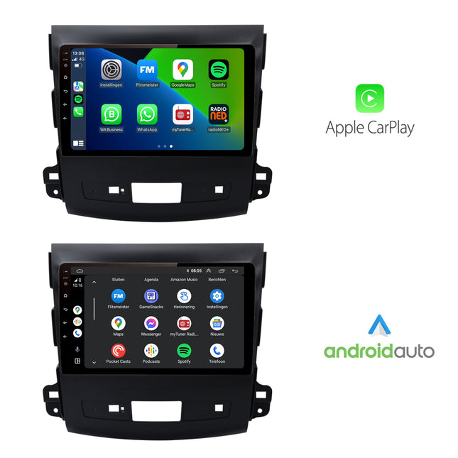 Mitsubishi Outlander Android Autoradio | 2008 t/m 2012 | CarPlay