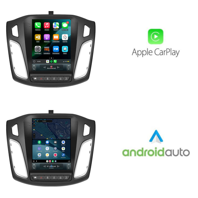 Cartronix Ford Focus | 2011 t/m 2017 | Autoradio Navigatie | Apple CarPlay & Android Auto | Android 13 | 10 inch | Groot HD Scherm