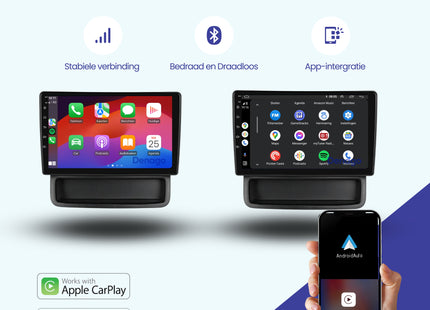 Opel Vivaro A CarPlay autoradio | 2009 t/m 2014 | Denago DNG-A266 | 10 inch | Android 13 | Draadloos CarPlay & Android Auto
