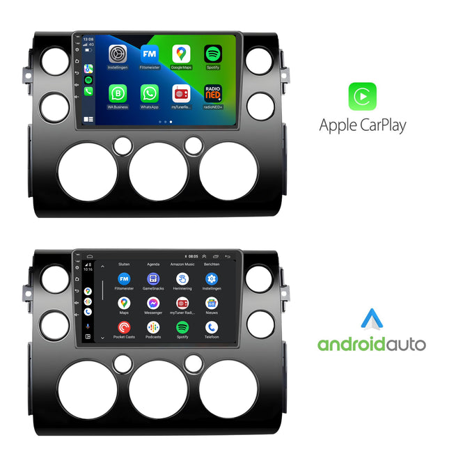 Toyota Fj Cruiser Android Autoradio | 2006 t/m 2017 | CarPlay & Android auto