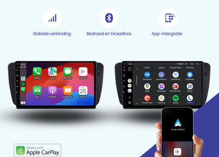 Seat Ibiza Autoradio | 2008 t/m 2014 | Android 13 & CarPlay