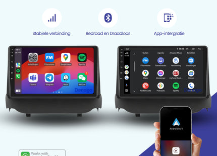 Radio para coche Ford EcoSport CarPlay | 2014 a 2017 | Denago DNG-A290 | 9 pulgadas | Androide 13 | CarPlay inalámbrico y Android Auto