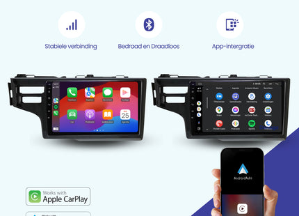 Honda Jazz CarPlay autoradio | 2016 t/m 2019 | Denago DNG-A172 | 9 inch | Android 13 | Draadloos CarPlay & Android Auto