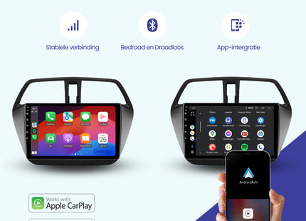Suzuki SX4 CarPlay autoradio | 2013 t/m 2021 | Denago DNG-A159 | 9 inch | Android 13 | Draadloos CarPlay & Android Auto