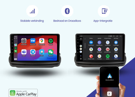 Hyundai Genesis CarPlay autoradio | 2008 t/m 2012 | Denago DNG-A101 | 9 inch | Android 13 | Draadloos CarPlay & Android Auto