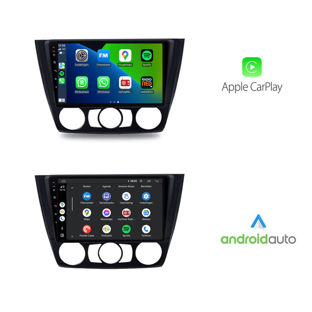 BMW 1 Serie E81 E82 E87 E88 | Android 13 | Autoradio | 2004 t/m 2012 | CarPlay & Android Auto