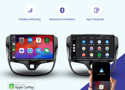 Opel Karl Autoradio | 2015 t/m 2020 | Android 13 & CarPlay