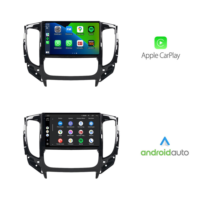 Mitsubishi Triton | Android 13 | Autoradio | 2015 t/m 2018 | CarPlay & Android Auto