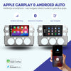 Toyota FJ Cruiser CarPlay car radio | 2006 to 2017 | Denago DNG-A313 | 9 inches | Android 13 | Wireless CarPlay & Android Auto | Silver frame