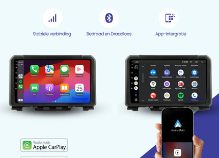 Suzuki Jimny CarPlay autoradio | 2019 t/m 2024 | Denago DNG-A161 | 9 inch | Android 13 | Draadloos CarPlay & Android Auto