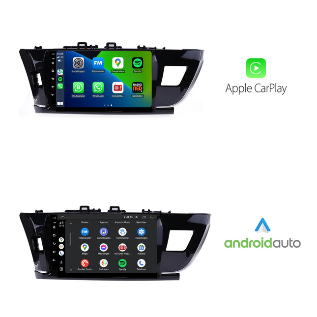 Toyota Corolla | Android 13 | Autoradio | 2014 t/m 2016 | CarPlay & Android Auto