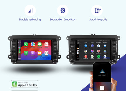 Volkswagen Transporter T6 de 7 PULGADAS | CarPlay inalámbrico | 4+64GB | androide 13