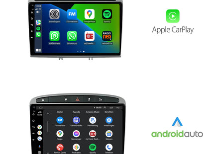 Peugeot 408 / 308 | Android 13 | Autoradio | 2007 t/m 2013 | CarPlay & Android Auto