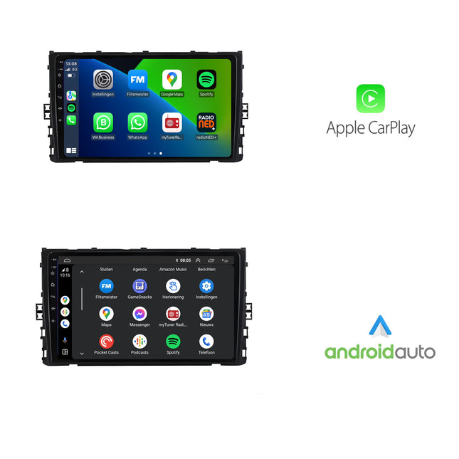 Volkswagen Golf Sportsvan | Android 13 | Autoradio | 2017 t/m 2020 | CarPlay & Android Auto | 2+64GB