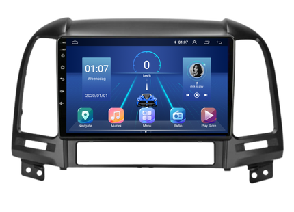 Hyundai Santa Fe | Android 13 | Autoradio | 2006 t/m 2011 | Carplay & Android Auto