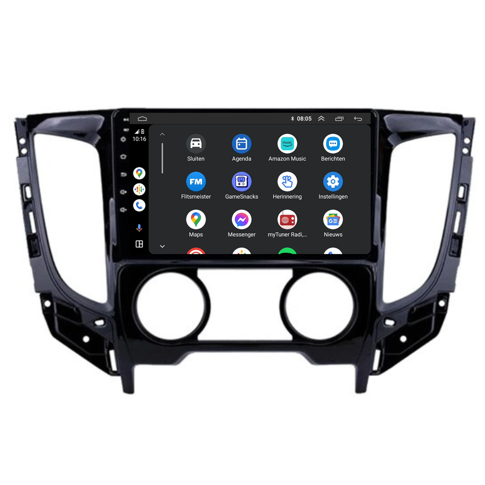 Mitsubishi L200 | Androide 13 | Radio de coche | 2016 | CarPlay y Android Auto