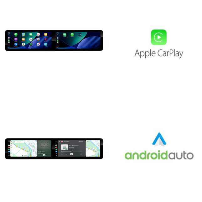 Mercedes A-Klasse | Dual-Screen NTG 4.5 Autoradio | 2012 t/m 2015 | CarPlay & Android Auto