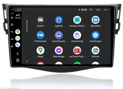 Toyota RAV4 | Android 13  | Autoradio | 2006 t/m 2013 | Carplay & Android Auto