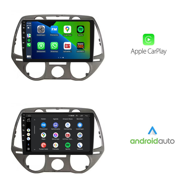Hyundai I20 | 2008 a 2014 | Androide 13 | Apple Carplay inalámbrico y Android automático