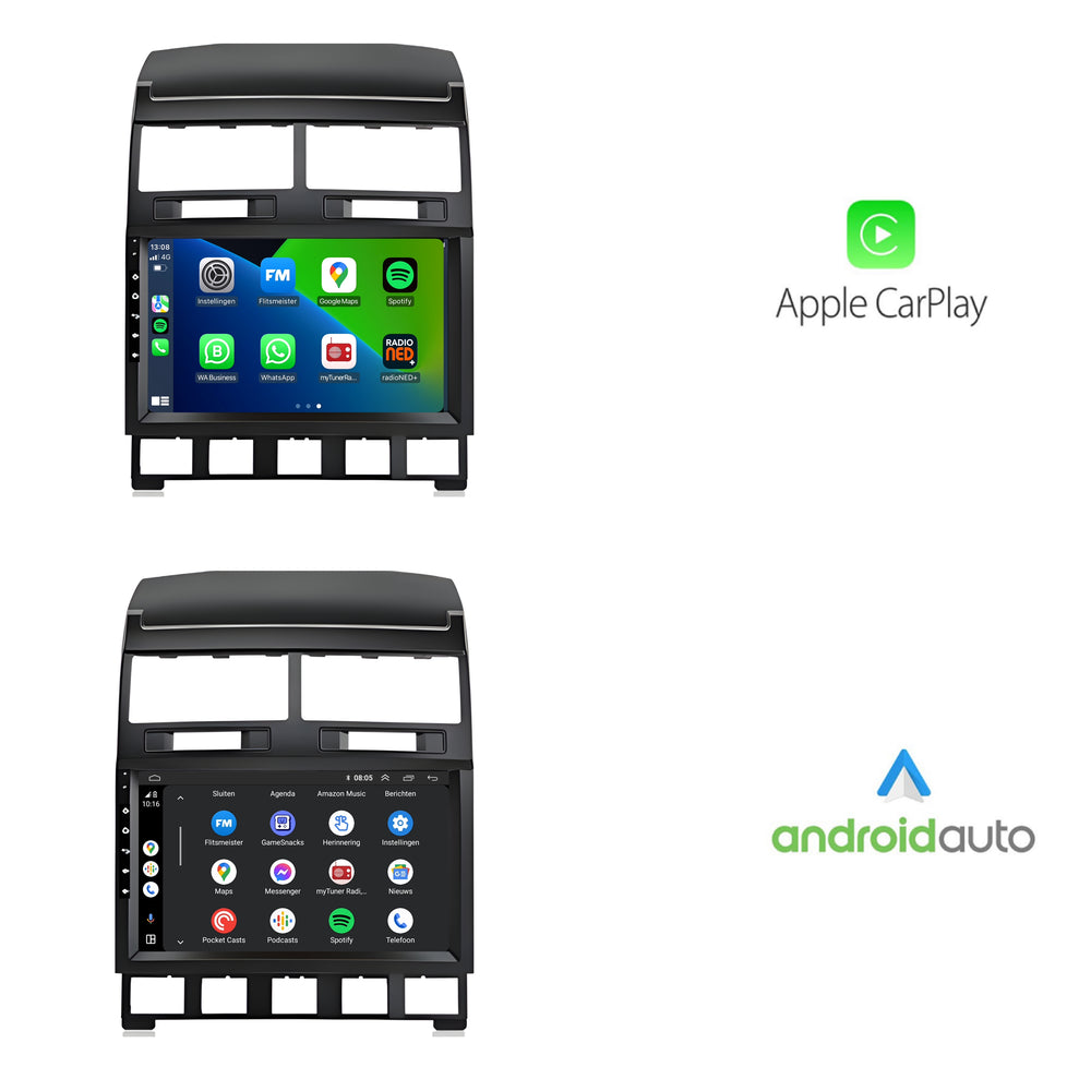 Volkswagen Touareg | Androide 13 | Radio de coche | 2002 a 2010 | CarPlay y Android Auto