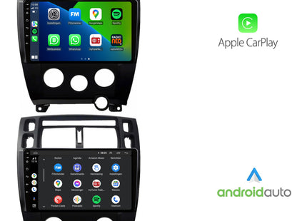 Hyundai Tucson | Android 13 | Autoradio | 2004 t/m 2010 | Carplay & Android Auto | Zwart