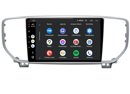Kia Sportage | Android 13 | Autoradio | 2016 t/m 2022 | Carplay & Android Auto