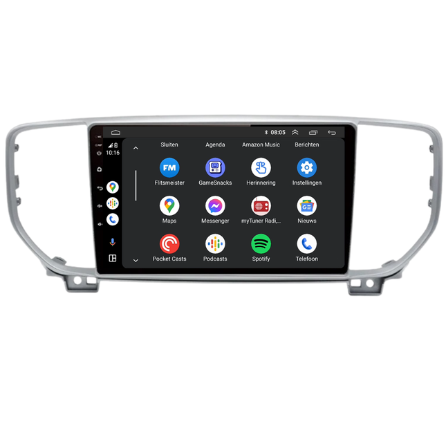 Kia Sportage | Android 13 | Autoradio | 2016 t/m 2022 | Carplay & Android Auto