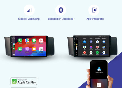Toyota GT86 CarPlay autoradio | 2012 t/m 2016 | Denago DNG-A179 | 9 inch | Android 13 | Draadloos CarPlay & Android Auto