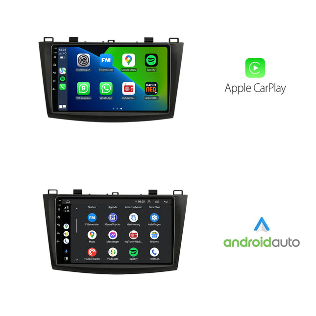 Mazda 3 | Android 13 | Autoradio | 2010 t/m 2013 | CarPlay & Android Auto