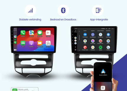 Hyundai IX20 CarPlay car radio | 2010 to 2019 | Denago DNG-A347 | 9 inches | Android 13 | Wireless CarPlay & Android Auto