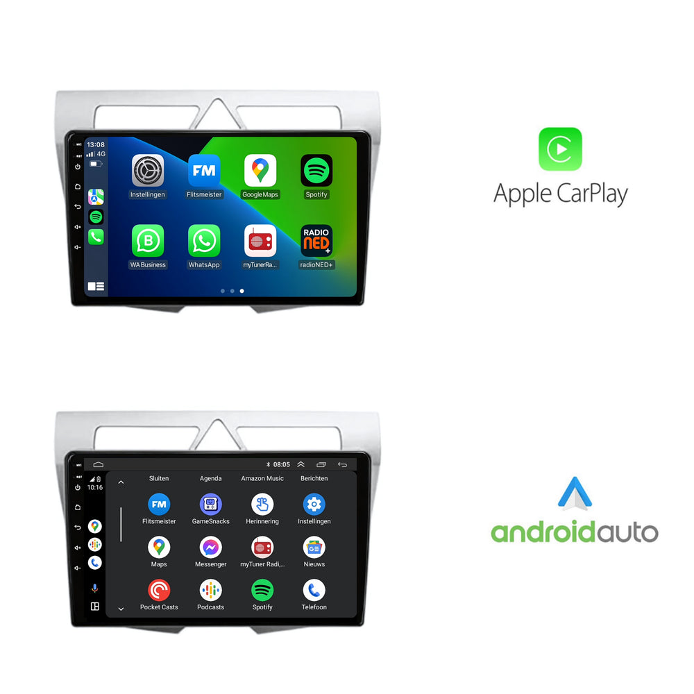 Kia Picanto | Radio de coche | 2008 a 2010 | Carplay y Android Auto | Plata