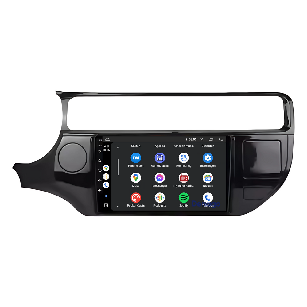 Kia Rio CarPlay car radio | 2015 to 2017 | Denago DNG-A63 | 9 inches | Android 13 | Wireless CarPlay & Android Auto