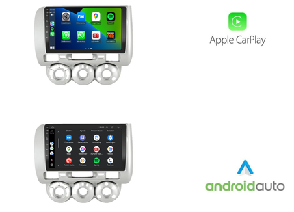 CarPlay Honda Jazz | Android 13 | Autoradio | 2002 t/m 2005 | Carplay & Android Auto
