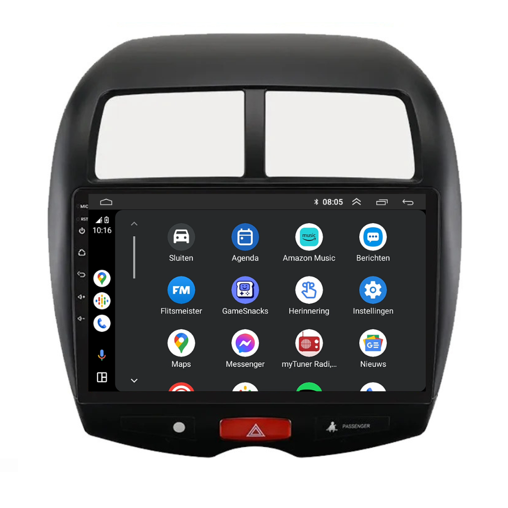 Mitsubishi ASX | Androide 13 | Radio de coche | 2010 a 2015 | Carplay y Android Auto