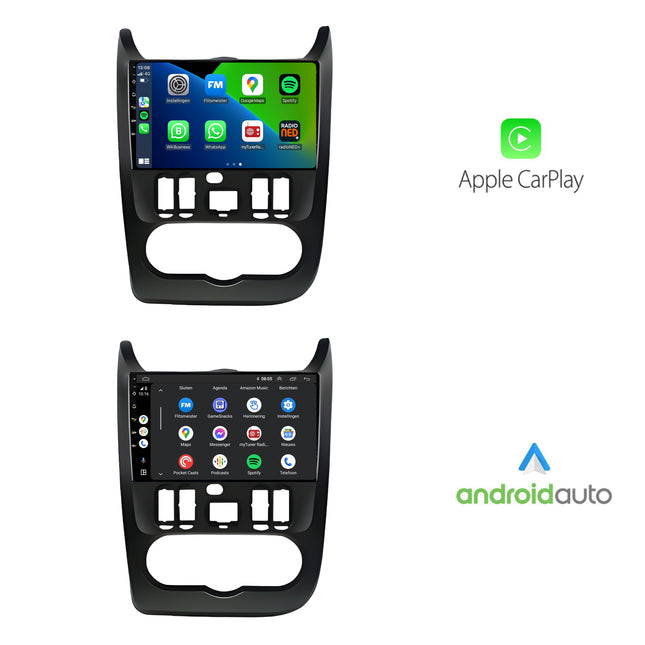 Dacia Logan | Android 13 | Autoradio | 2010 t/m 2013 | CarPlay & Android Auto